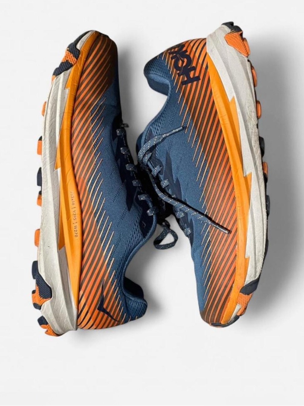 Hoka One One Mens Torrent 2 1110496 RTHM Blue Running Shoes Sneakers Size 11